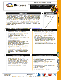 Datasheet JANS1N4573AUR-1 manufacturer Microsemi